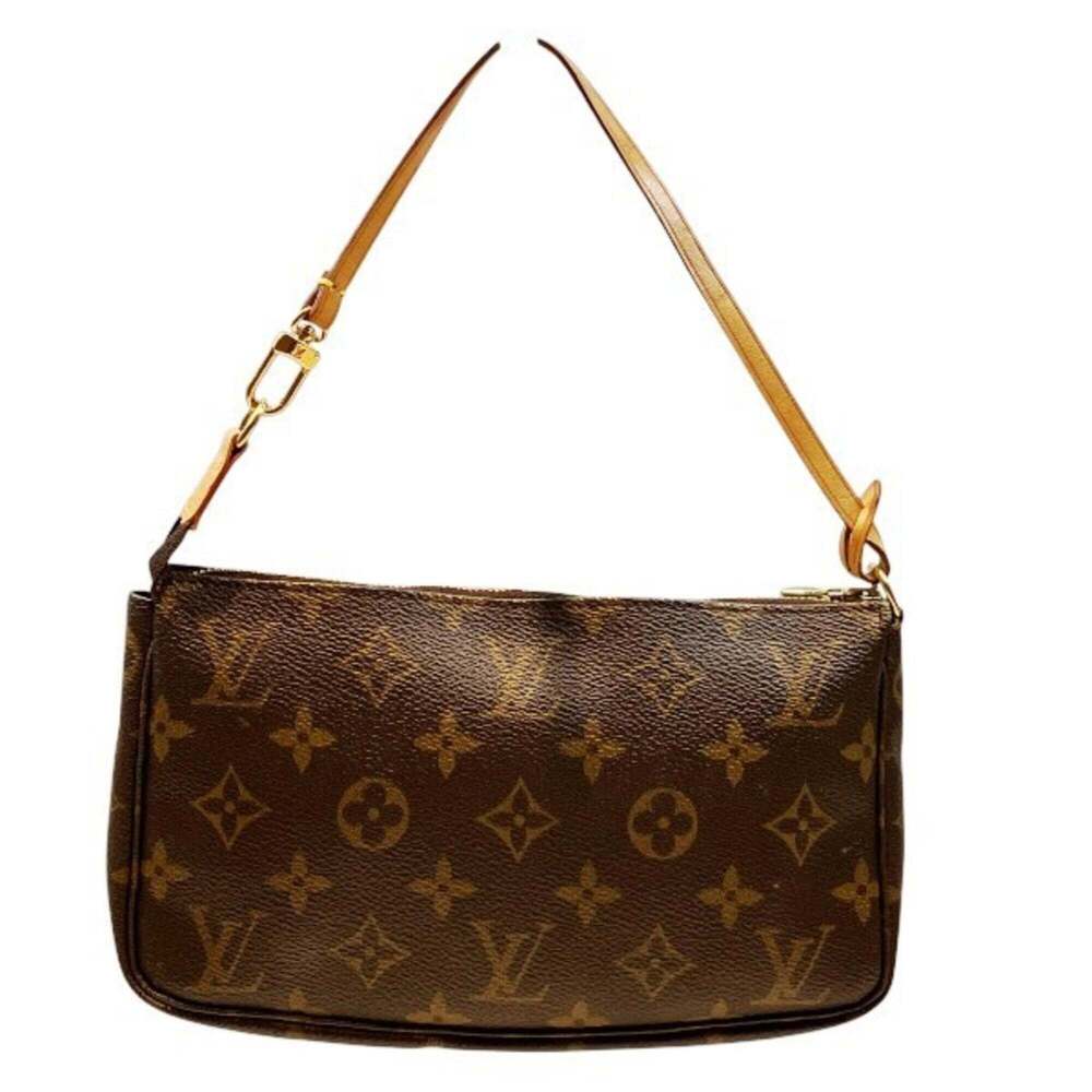 LOUIS VUITTON Brown Monogram Pochette Shoulder Bag - Picture 2 of 9